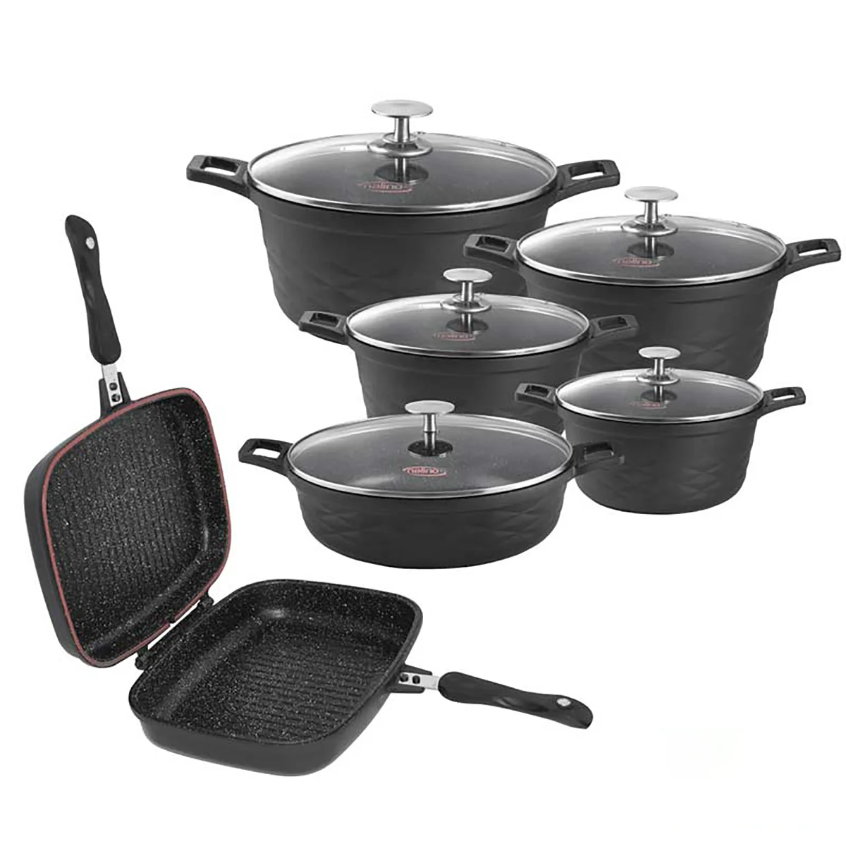 سرویس قابلمه گرانیتی نالینو مدل الیتا Elita (12 پارچه)