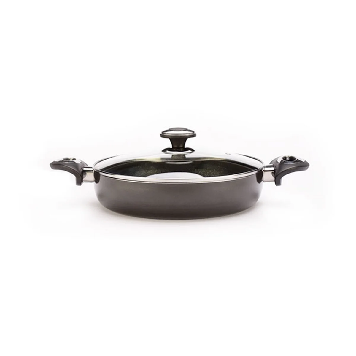 تابه دودسته گرانیتی زرساب مدل گرانیتا کد GT-224TG (سایز 24)