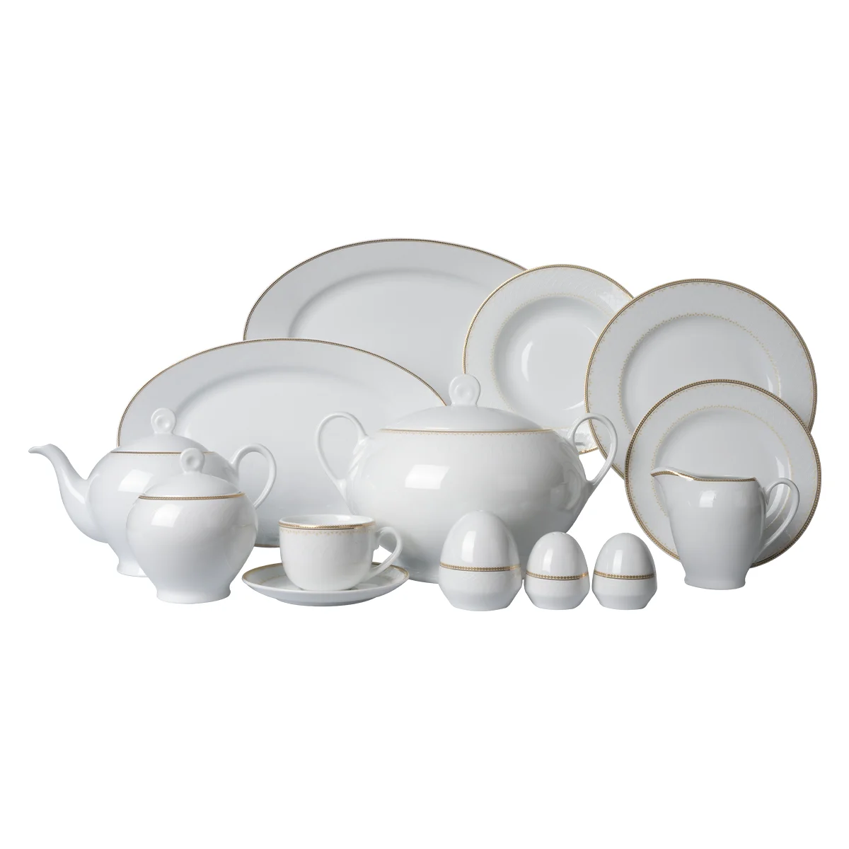 سرویس چینی زرین 12 نفره کامل نورا ایتالیااف (102 پارچه)