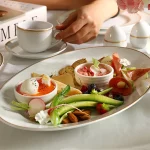 سرویس چینی زرین 12 نفره کامل نورا ایتالیااف (102 پارچه)