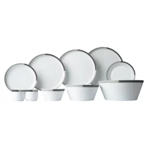 سرویس چینی زرین 6 نفره غذاخوری فرم اس وگاس اوریت (31 پارچه)