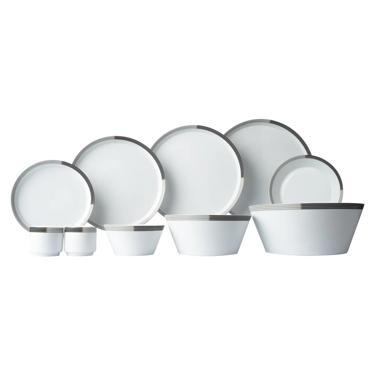 سرویس چینی زرین 6 نفره غذاخوری فرم اس وگاس اوریت (31 پارچه)