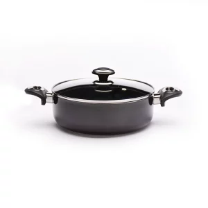 قابلمه کوتاه گرانیتی زرساب مدل گرانیتا کد GT-424KG (سایز 24)