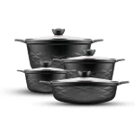 سرویس قابلمه گرانیتی نالینو مدل الیتا Elita (8 پارچه)