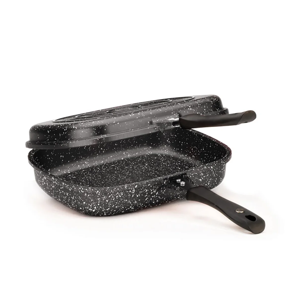 تابه دوبل گرانیتی زرساب مدل گریپ کد DH-2430 (سایز 30)