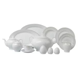 سرویس چینی زرین 12 نفره کامل سیلوان ایتالیااف (102 پارچه)