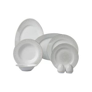 سرویس چینی زرین 6 نفره غذاخوری سیلوان ایتالیااف (28 پارچه)