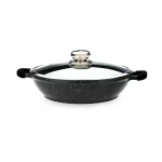 تابه دودسته گرانیتی زرساب مدل گریپ کد RP-228TG (سایز 28)