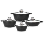 سرویس قابلمه گرانیتی زرساب مدل گریپ کد RP-7610 (8 پارچه)