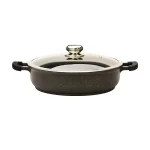 قابلمه کوتاه گرانیتی زرساب مدل گریپ کد RP-432KG (سایز 32)