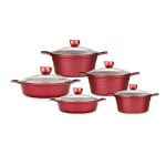 سرویس قابلمه گرانیتی زرساب مدل جولیانا کد JL-8100 (10 پارچه)