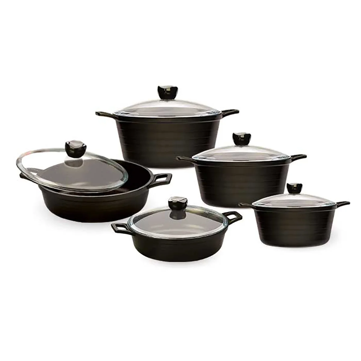 سرویس قابلمه گرانیتی زرساب مدل جولیانا کد JL-8100 (10 پارچه)