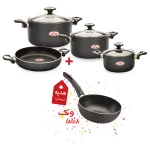 سرویس قابلمه گرانیتی زرساب مدل گرانیتا کد GT-7540 (7 پارچه)