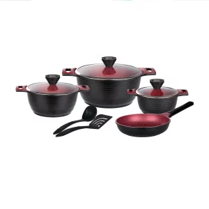 سرویس قابلمه گرانیتی کاندید مدل اوربیت (9 پارچه)