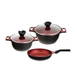 سرویس قابلمه گرانیتی کاندید مدل پیاژه پلاس (5 پارچه)