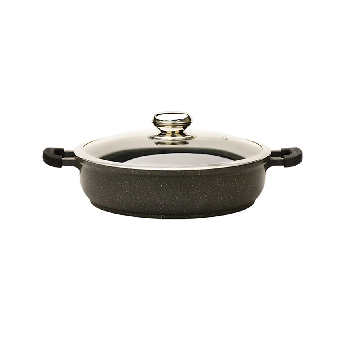 قابلمه کوتاه گرانیتی زرساب مدل گریپ کد RP-428KG (سایز 28)