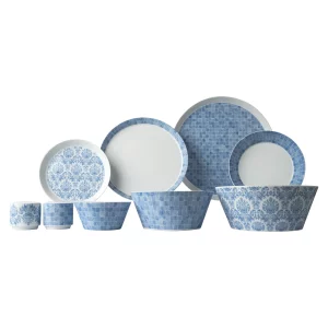 سرویس چینی زرین 4 نفره غذاخوری فرم اس مورآکو (21 پارچه)