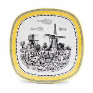 دیس مربع چینی زرین ویلیج کواترو (سایز 36)