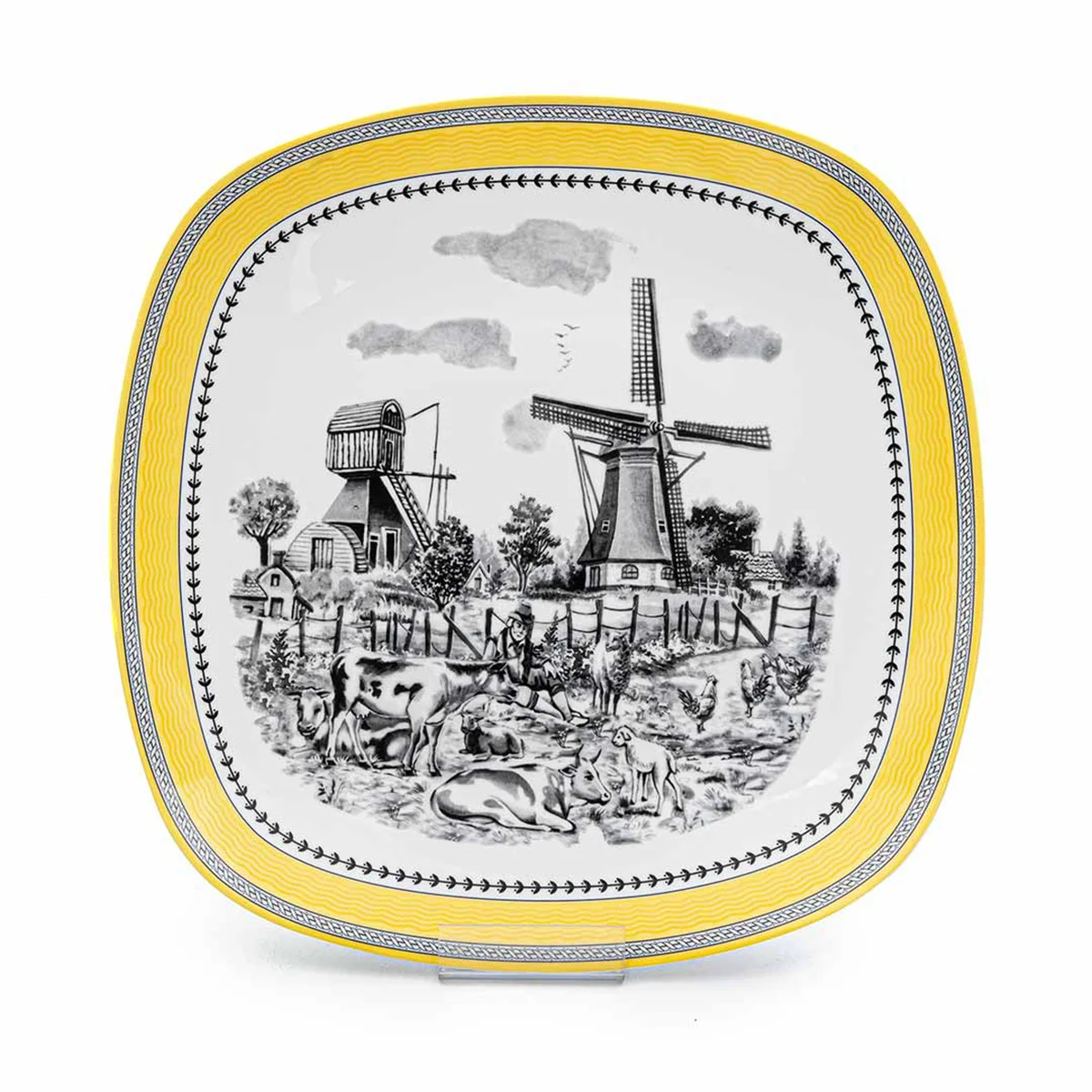 دیس مربع چینی زرین ویلیج کواترو (سایز 36)