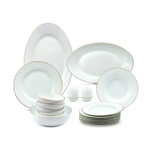 سرویس چینی زرین 6 نفره غذاخوری زرین ایتالیااف (30 پارچه)