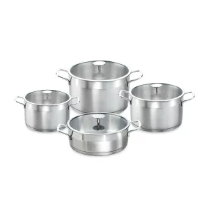 سرویس قابلمه استیل کاندید مدل دانته (8 پارچه)