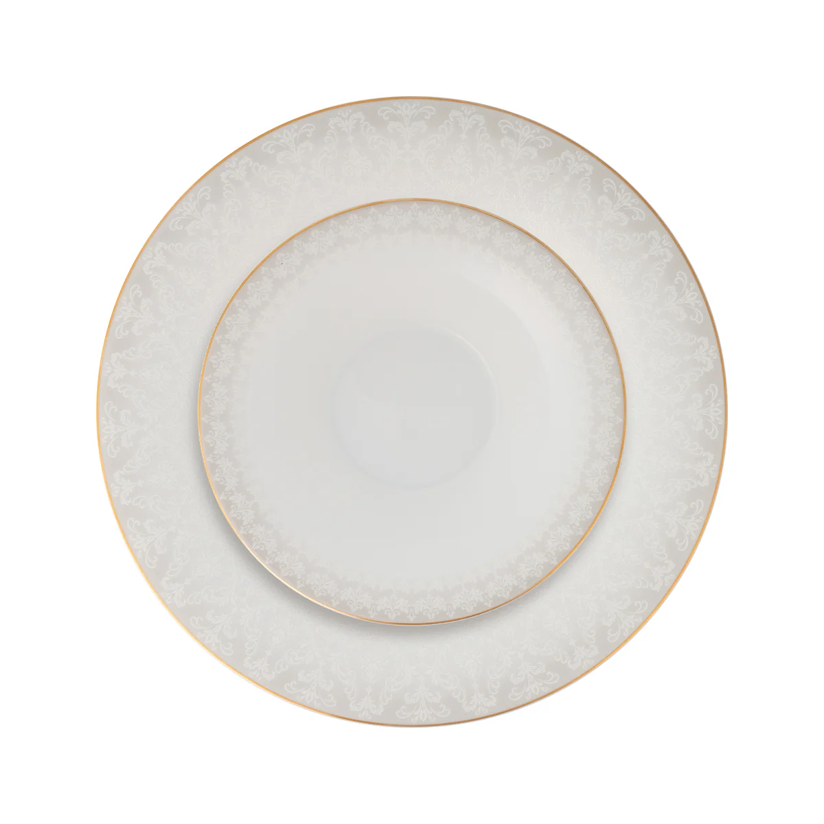 سرویس چینی زرین 6 نفره غذاخوری سریر سپید شهرزاد (35 پارچه)