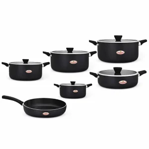 سرویس قابلمه گرانیتی زرساب مدل فلورا کد FL-7900 (11 پارچه)